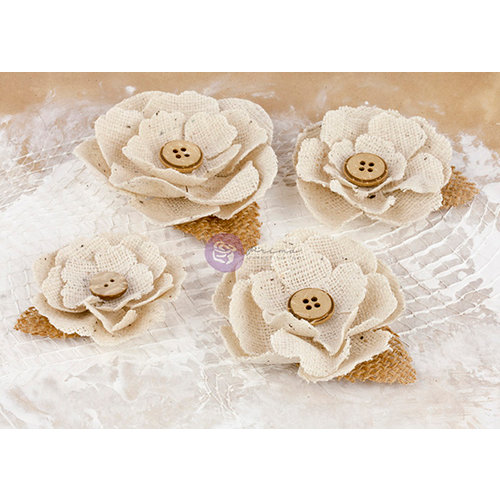 Prima - La Tela Collection - Flower Embellishments - 2