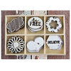 Prima - Free Spirit Collection - Wood Icons in a Box