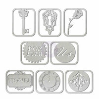 Prima - Time Travelers Memories Collection - Metal Paper Clips