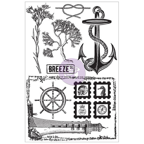 Prima - Seashore Collection - Cling Mounted Stamps - Sea Shore