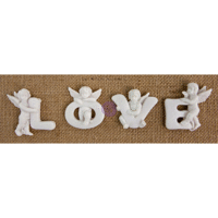 Prima - Resin Collection - Resin Embellishments - Angel - Love