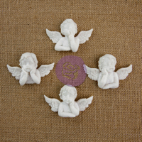 Prima - Resin Collection - Resin Embellishments - Angel - Set of Four