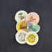 Prima - Fabric Embellishments - Crochet Icons - 1