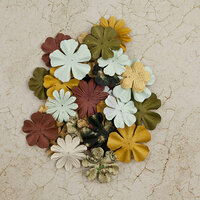 Prima - Time Travelers Memories Collection - Flower Embellishments - Sands of Time