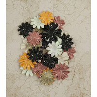 Prima - Time Travelers Memories Collection - Flower Embellishments - Time Flies