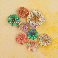 Prima - Bloom Collection - Flower Embellishments - In Full Bloom