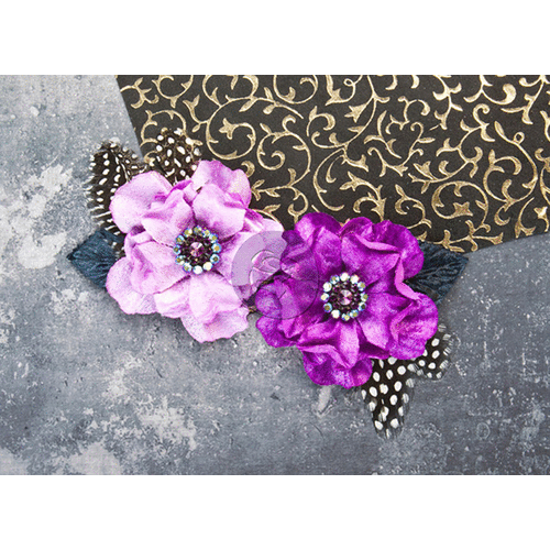 Prima - Plume Collection - Flower Embellishments - Orchid