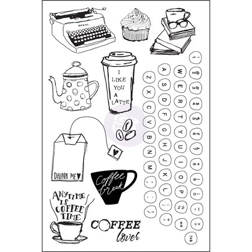 Prima - Coffee Break Collection - Cling Mounted Stamps