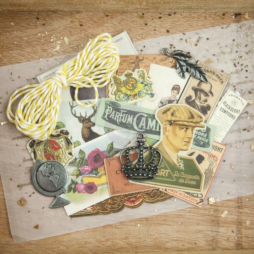 Prima - Cigar Box Secrets Collection - Ephemera Pack