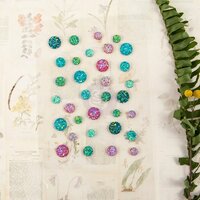 Prima - Forever Green Collection - Say It In Crystals - Self Adhesive Jewels