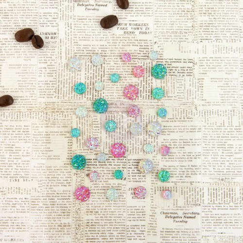 Prima - Coffee Break Collection - Say It In Crystals - Self Adhesive Jewels