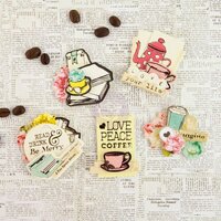 Prima - Coffee Break Collection - 3 Dimensional Stickers