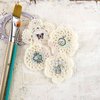 Prima - Epiphany Collection - Fabric Embellishments - Crochet Icons