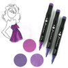 Prima - Mixed Media - Markers - Prima Palette Set - Violet