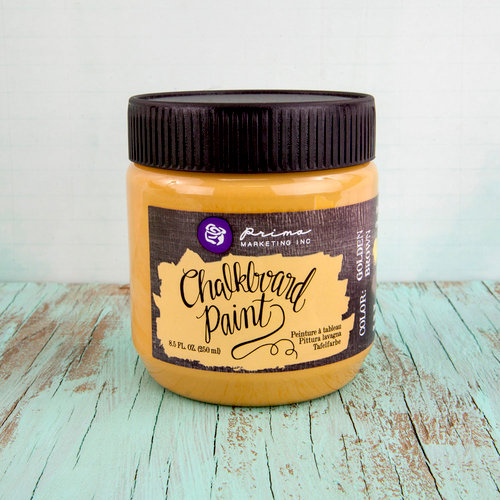 Prima - Chalkboard Paint - Golden Brown - 8.5 Ounces