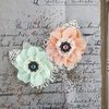 Prima - Fairfield Collection - Flower Embellishments - Spice