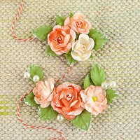 Prima - Winthrop Collection - Flower Embellishments - Topaz