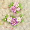 Prima - Winthrop Collection - Flower Embellishments - Amethyst