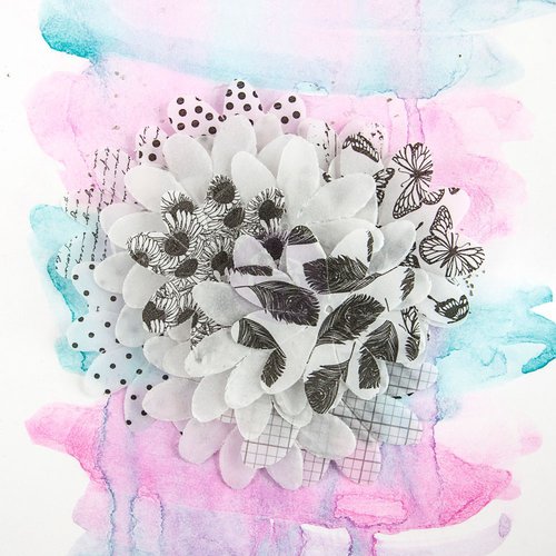 Prima - Juno Collection - Flower Embellishments - Pepper