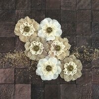 Prima - Capri Collection - Flower Embellishments - Merlot