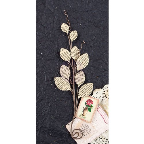Prima - Providence Collection - Flower Embellishments - Paprika