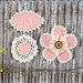 Prima - Pensacola Collection - Flower Embellishments - Blush