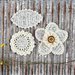 Prima - Pensacola Collection - Flower Embellishments - Smokey