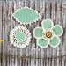 Prima - Pensacola Collection - Flower Embellishments - Pea