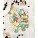 Prima - Coffee Break Collection - Flower Embellishments - Cafe Mocha