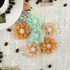 Prima - Coffee Break Collection - Flower Embellishments - Chai Tea