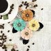 Prima - Coffee Break Collection - Flower Embellishments - Macchiato