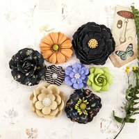 Prima - Forever Green Collection - Flower Embellishments - Grow