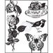 Prima - Garden Fable Collection - Clear Acrylic Stamps - Two
