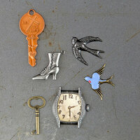 Prima - Timeless Memories Collection - Metal Trinkets - Remembrance