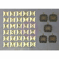 Prima - Timeless Memories Collection - Metal Trinkets - Nostalgia Alpha