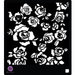 Prima - 6 x 6 Stencils - Wild Roses