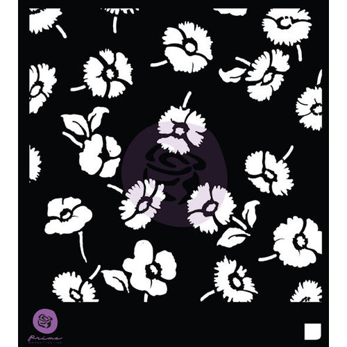 Prima - 6 x 6 Stencil - Anemone