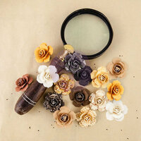 Prima - The Archivist Collection - Flower Embellishments - Fragments