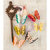 Prima - Bella Rouge Collection - Flower Embellishments - Papilio
