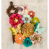Prima - Bella Rouge Collection - Flower Embellishments - Nora