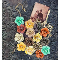 Prima - Timeless Memories Collection - Flower Embellishments - Reflection