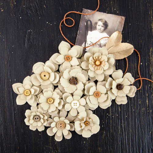 Prima - Coy Collection - Flower Embellishments - Magda