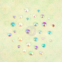 Prima - Royal Menagerie Collection - Say It In Crystals with Sequins - Self Adhesive Jewels