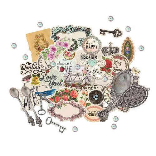 Prima - Royal Menagerie Collection - Chipboard Stickers and More