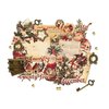 Prima - A Victorian Christmas Collection - Chipboard Stickers and More