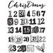 Prima - A Victorian Christmas Collection - Clear Acrylic Stamps - Two