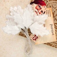 Prima - A Victorian Christmas Collection - Flower Embellishments - Snowflake