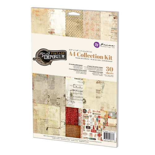 Prima - Vintage Emporium Collection - A4 Collection Kit