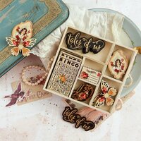 Prima - Tales of You and Me Collection - Wood Embellishments - Icons