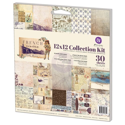 Prima - French Riviera Collection - 12 x 12 Collection Kit